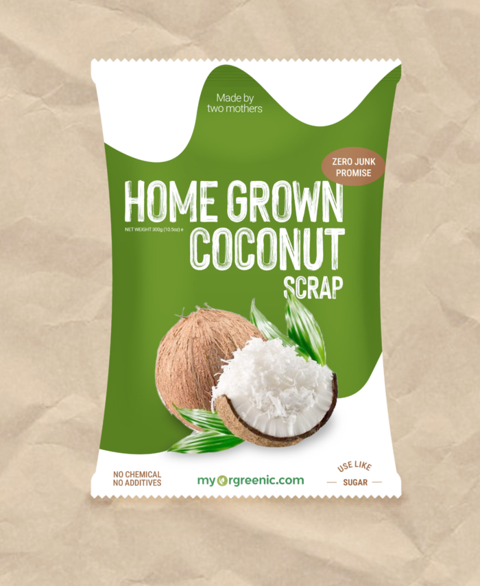 Home Grown Coconut Scrap